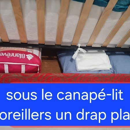 Appartement Vue Mer,Acces Direct Plage,Fibre,Clim,Parking Public Gratuit Le Barcares Luaran gambar