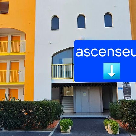 Appartement Vue Mer,Acces Direct Plage,Fibre,Clim,Parking Public Gratuit Le Barcares Luaran gambar