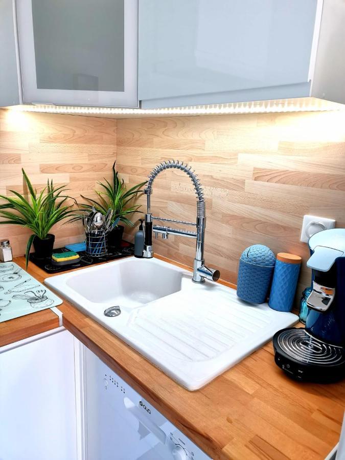 Appartement Vue Mer,Acces Direct Plage,Fibre,Clim,Parking Public Gratuit Le Barcares Luaran gambar