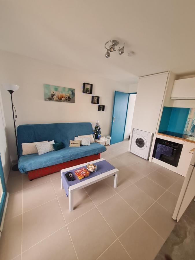 Appartement Vue Mer,Acces Direct Plage,Fibre,Clim,Parking Public Gratuit Le Barcares Luaran gambar