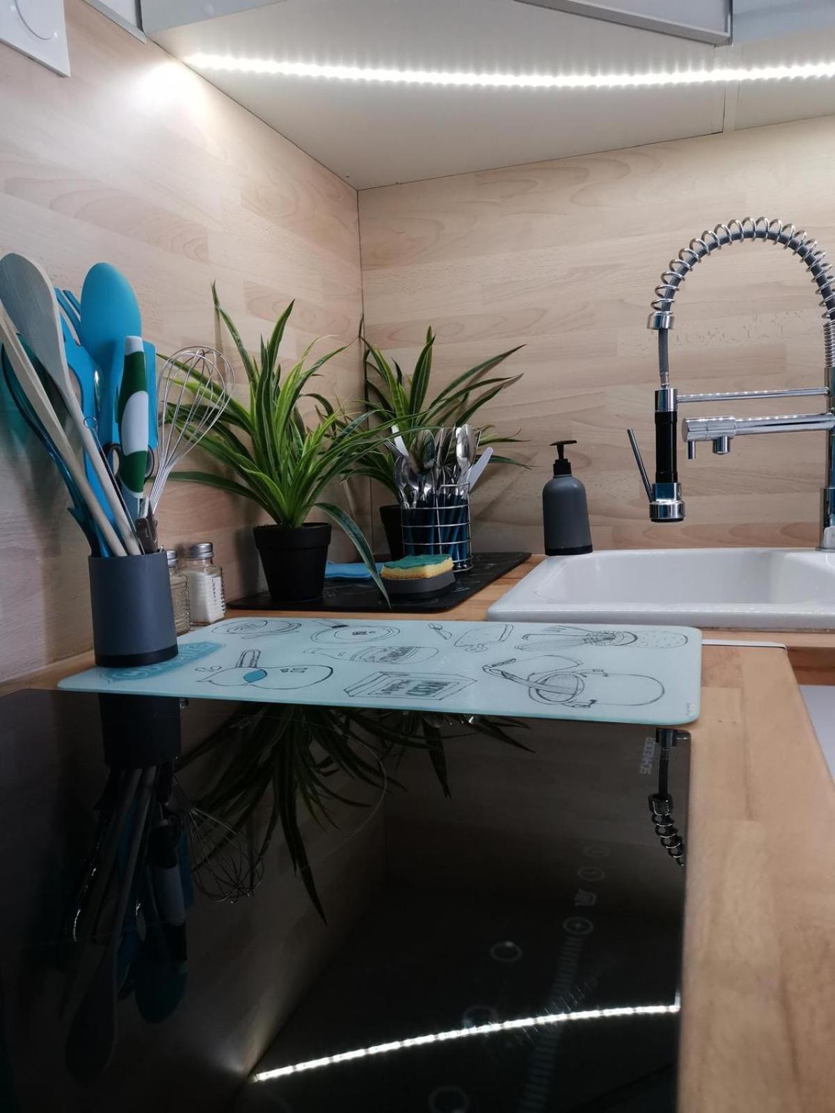 Appartement Vue Mer,Acces Direct Plage,Fibre,Clim,Parking Public Gratuit Le Barcares Luaran gambar