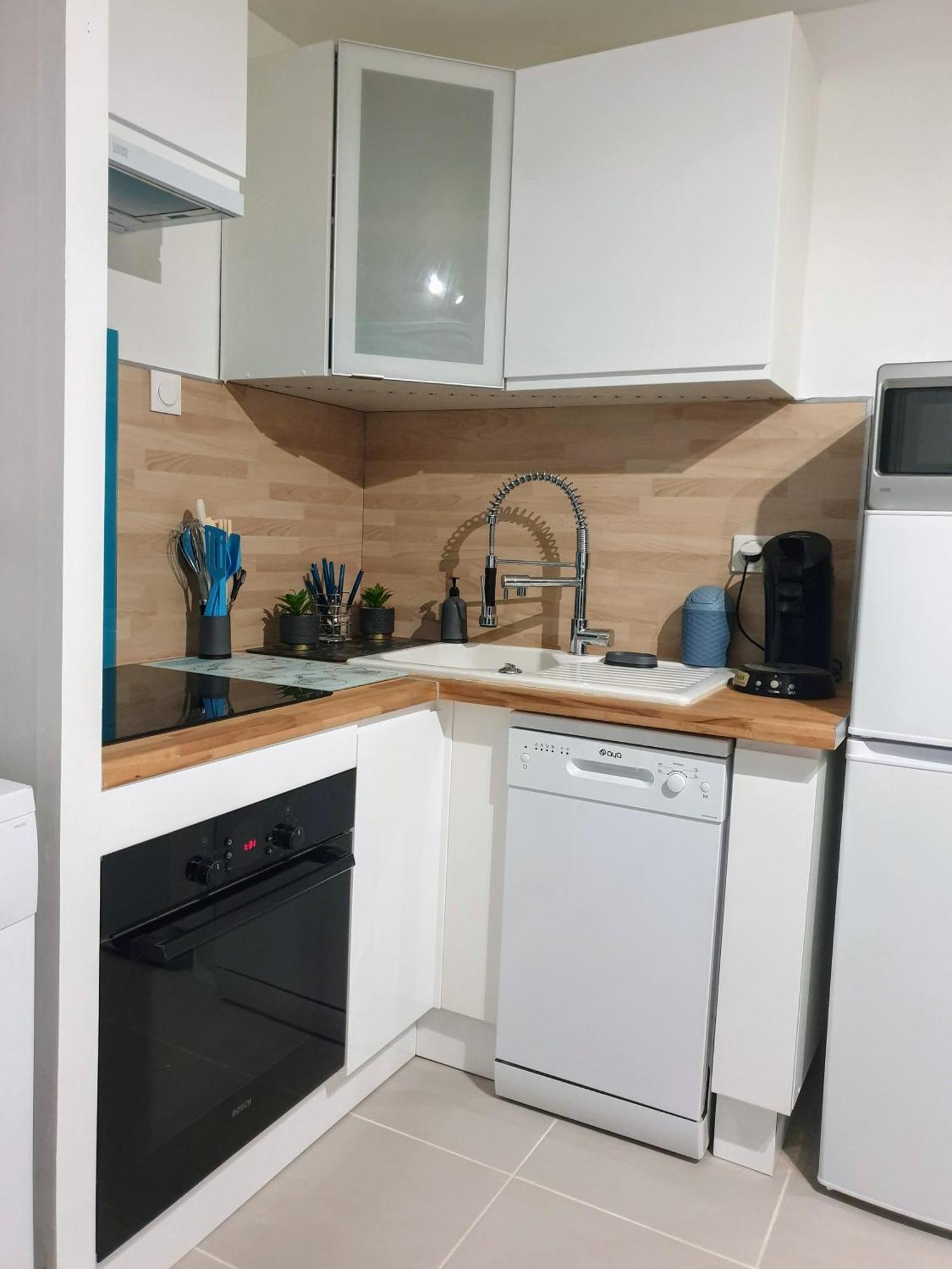 Appartement Vue Mer,Acces Direct Plage,Fibre,Clim,Parking Public Gratuit Le Barcares Luaran gambar
