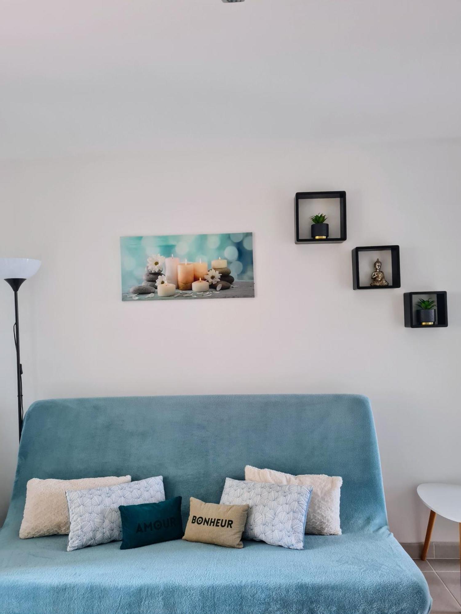 Appartement Vue Mer,Acces Direct Plage,Fibre,Clim,Parking Public Gratuit Le Barcares Luaran gambar